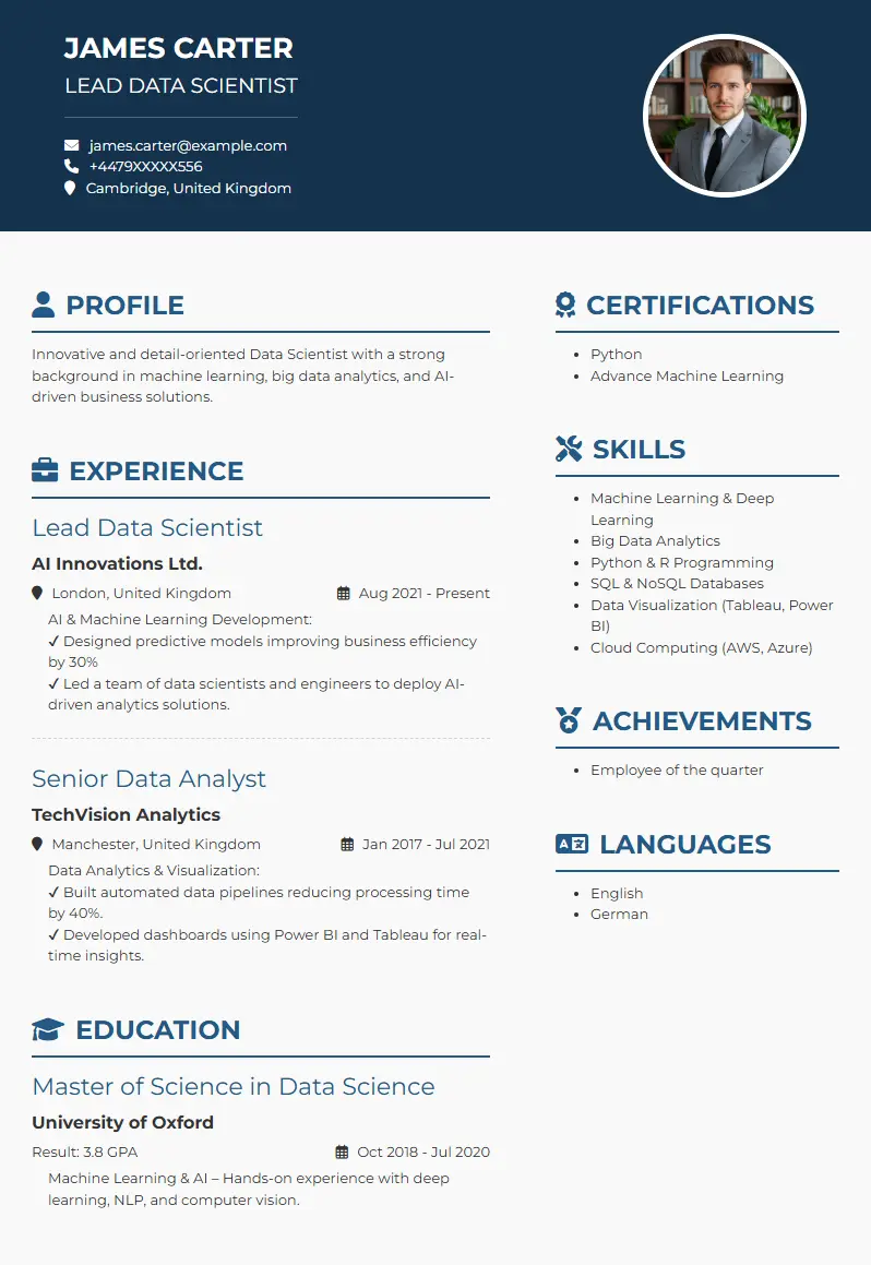 CV Design 4