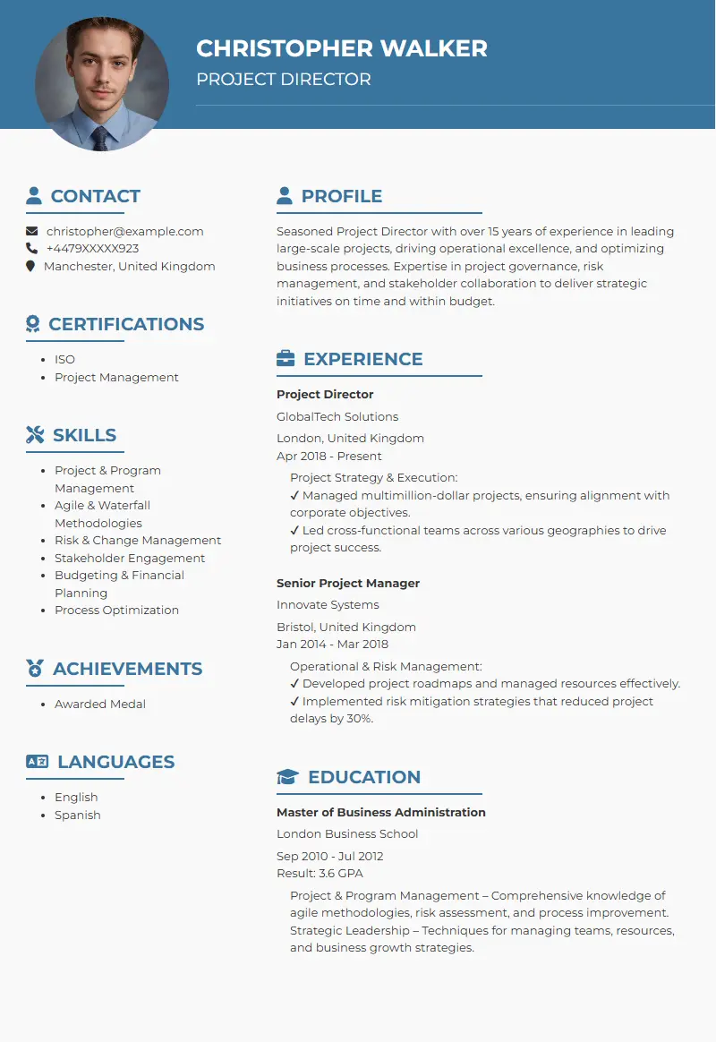 CV Design 6