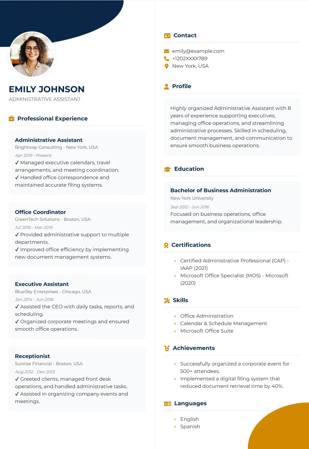 CV Design 8